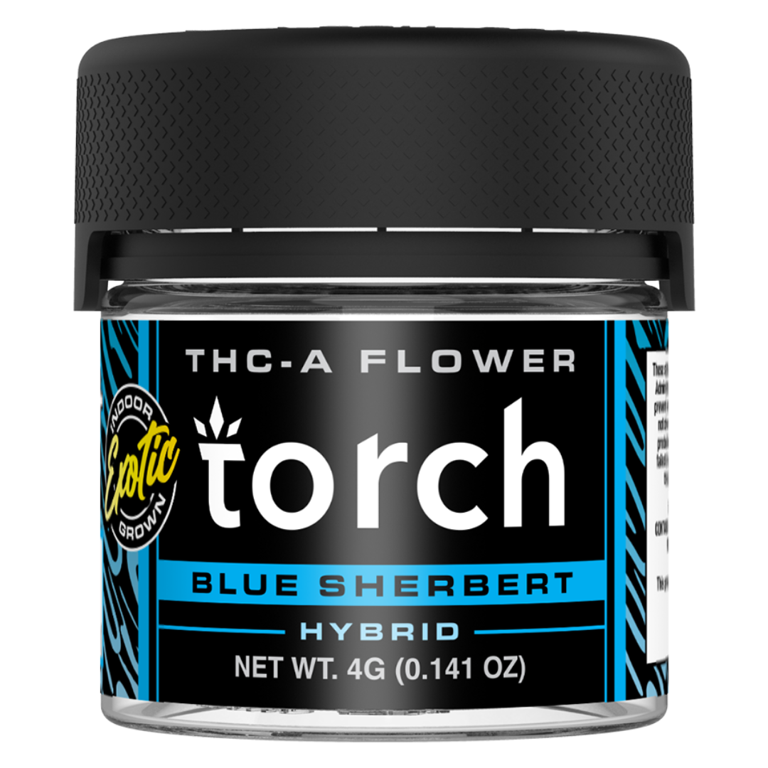 Torch THC-A Flower 4G Blueberry Sherbert